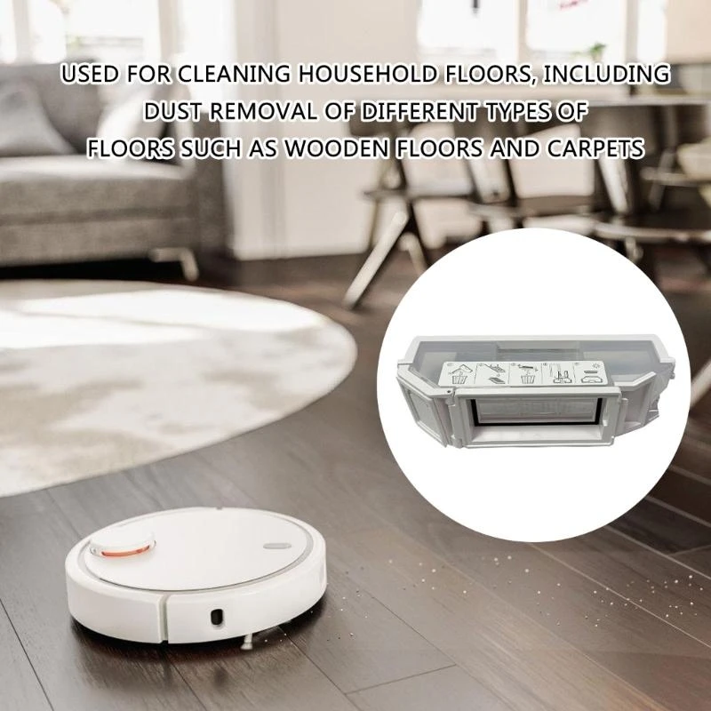 Vacuum Dust Boxes Dust Bin Vacuum Cleaner Boxes Vacuum Boxes Plastic Texture Vacuum Replacement Accessories for T30Pro