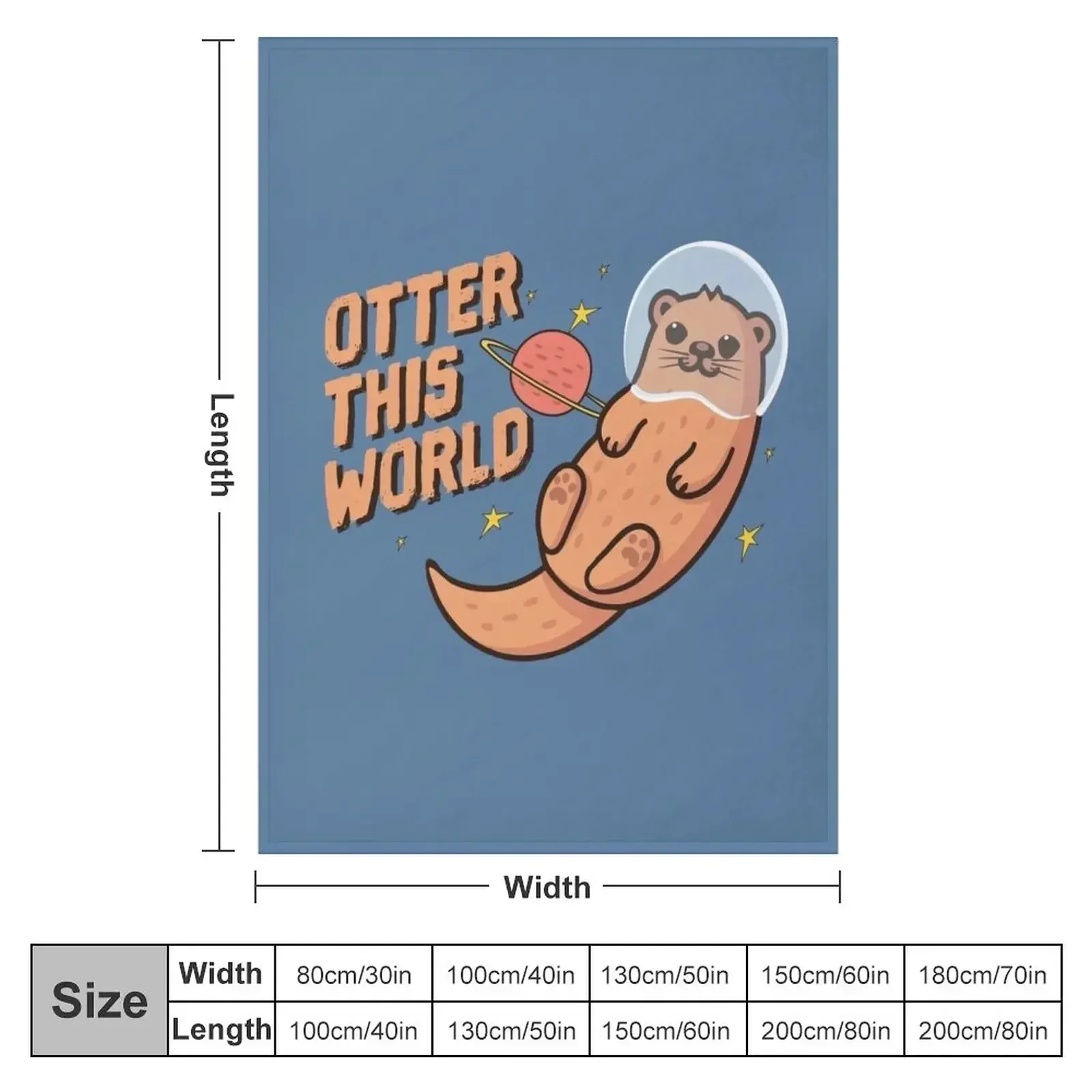 Otter this world Throw Blanket Single Camping Decoratives Sleeping Bag Blankets