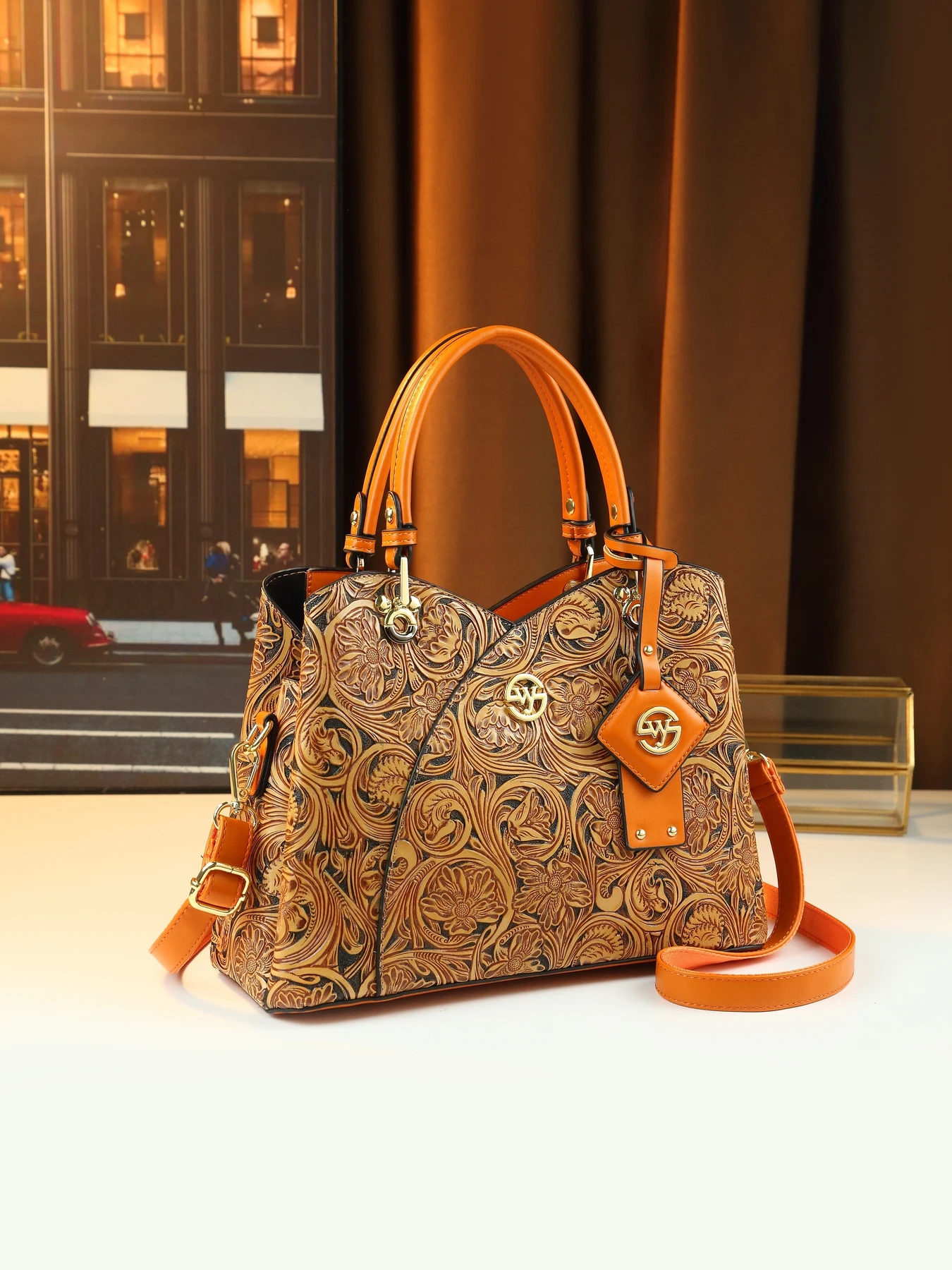 vintage-relief-hand-painted-engraved-large-capacity-women's-bag-handbag-love-design-bag-commuter-bag-messenger-bag
