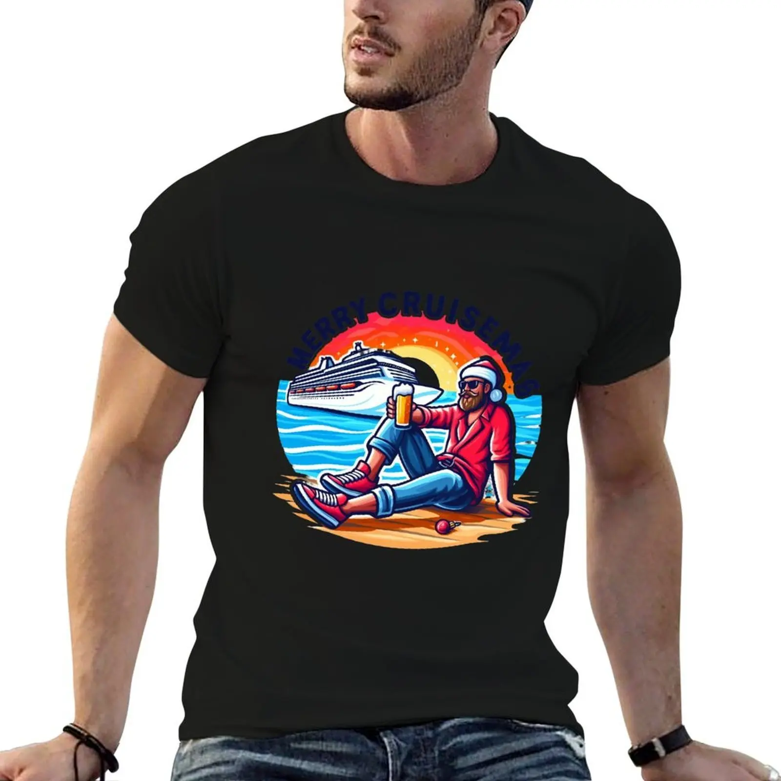 

Merry Cruisemas T-Shirt graphic t shirts for man t shirt custom print T-Shirt