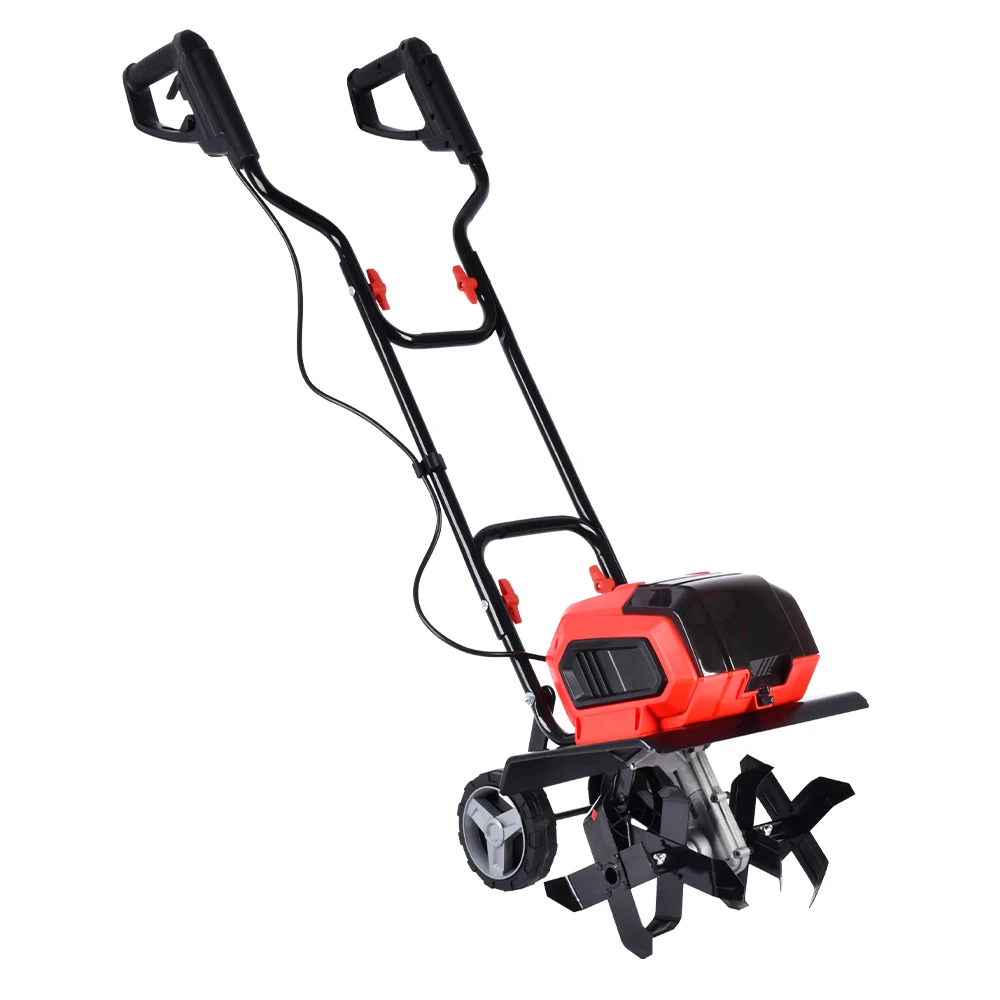 Vertak Mini Power Tiller เครื่องขนาดเล็ก Cultivator 40V Mini Tiller Planter 650W ไร้สาย Garden Tiller
