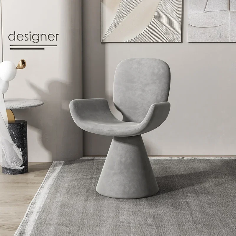 كراسي تناول الطعام باللون الأبيض كرسي انتظار فندقي إسكندنافي حديث للاسترخاء في المطبخ Sillas Para Comedor أثاث شرفة غرفة المعيشة #2