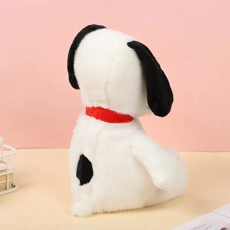 2025 Nieuwe Miniso Kawaii Gloeiende en Ademhaling Snoopy Troostende Knuffel Baby Slapen Slaap Poppen Slapen Artefact Jongen Gift