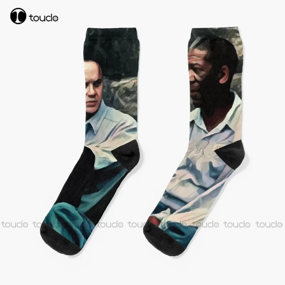 

The Shawshank Redemption Andy Dufresne Socks Boot Socks For Men Thanksgiving Christmas New Year Gift Hd High Quality Custom