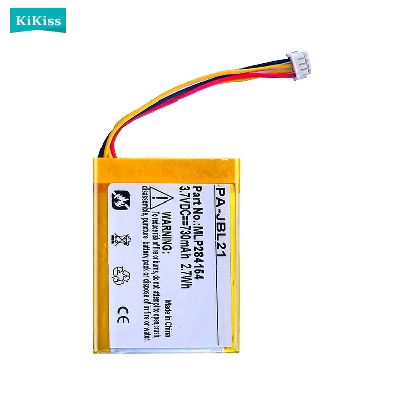 Go2 MLP284154 Mp3 Battery For JBL Go 2,Go 2H;MLP284154;1ICP3/41/54 spealer,mp3 730mAh High Quality
