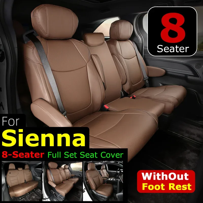 ٹویوٹا سینا 2021 2022 2023 2024 کار سیٹ جلد کے لیے موزوں فل سیٹ ٹرک کور پلاٹینم LE XLE XSE Woodland 7/8 سیٹ