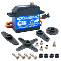 SPT 5835W-180 35kg Waterproof Brushless Metal Gear Standard Digital Servo 1:10 1:8 RC Car TRX4 Crawler Robot Arm Angle 90 120