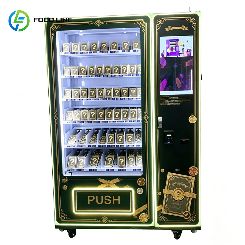 Trading Card Dispenser Vending Machine TCG Blind Box Collectible Cards Mystery Packs for Stores Customized