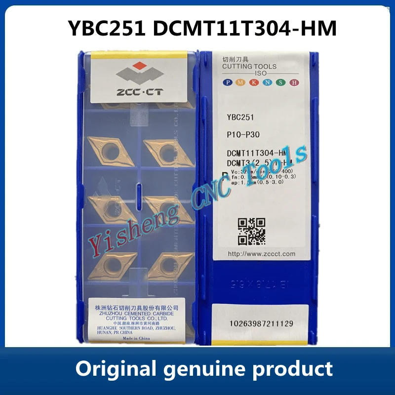 Imagem -03 - Ferramentas Cnc Fresadora Ferramentas de Usinagem de Torno Ferramenta de Corte de Torno Dcmt11t304-hm Ybc151 Ybc251 Ybc351 Ybc252 Ybc152