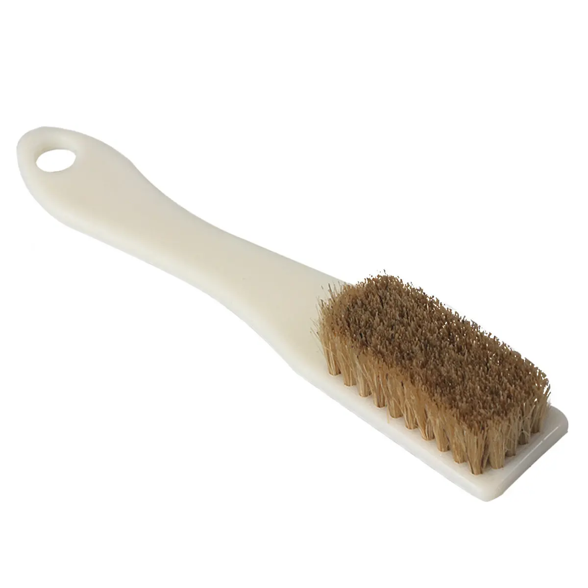 Bristle Brush Comfortable Grip Handle 6-Row Stiff Scrub Brush for Deep Cleaning Tough Mess Removal Hanging Hole