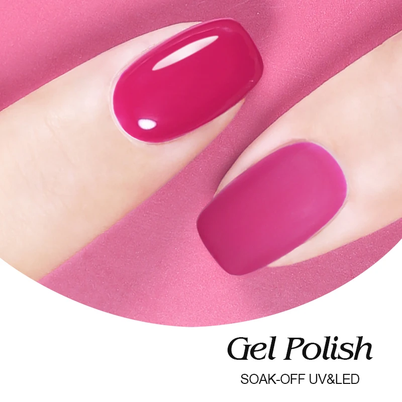 طلاء أظافر جل UV من Arte Clavo 15 مللي سلسلة ألوان وردية من الجل ورنيش Lakiery Hybridowe Vernis Top LED جل رسومات أظافر هجينة نقع قبالة #6