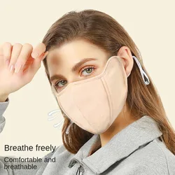 Warm Masks Winter Women's Cloth Masks Washable Cotton Masks Winter Cycling Windproof And Cold-Proof Masks