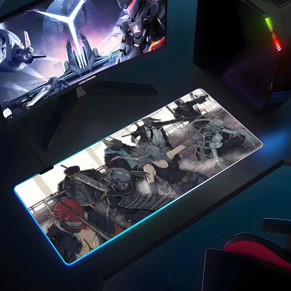 

Anime Chainsaw Man Mouse Pad RGB Rubber Antislip Keyboard Pad 40x90cm Mousepad Gaming Accessories XXL Office Computer Mat