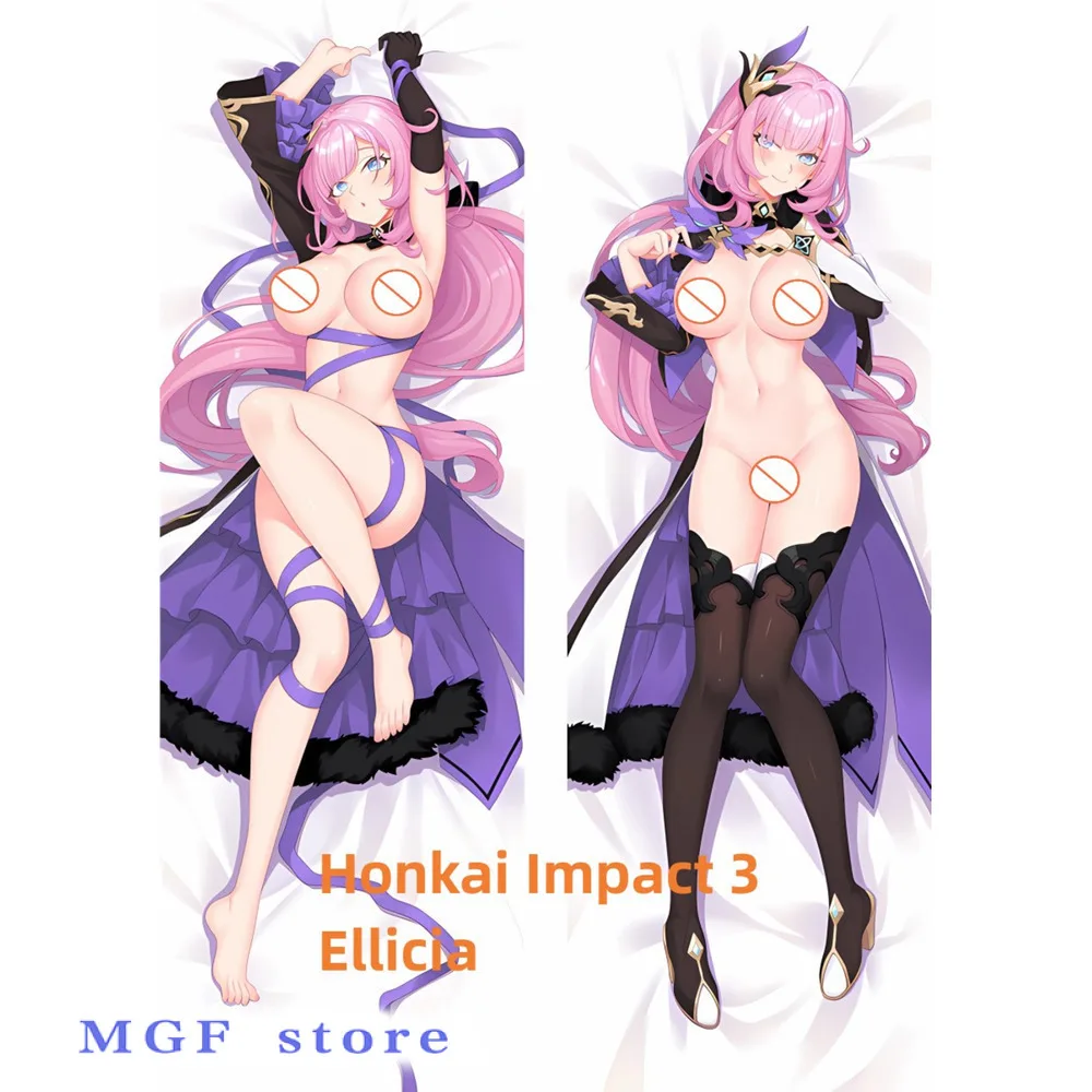 

Dakimakura Anime Pillow Case Honkai Impact 3 Ellicia Double-Sided Print Of Life-Size Body Pillowcase Gifts Can Be Customized