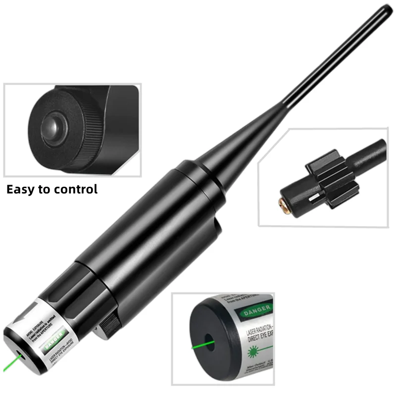 Red Laser Bore Sight with 30 Adapters Caliber, Laser Boresighter, Laser Collimator, 177 . 22 to .78 12GA Caliber