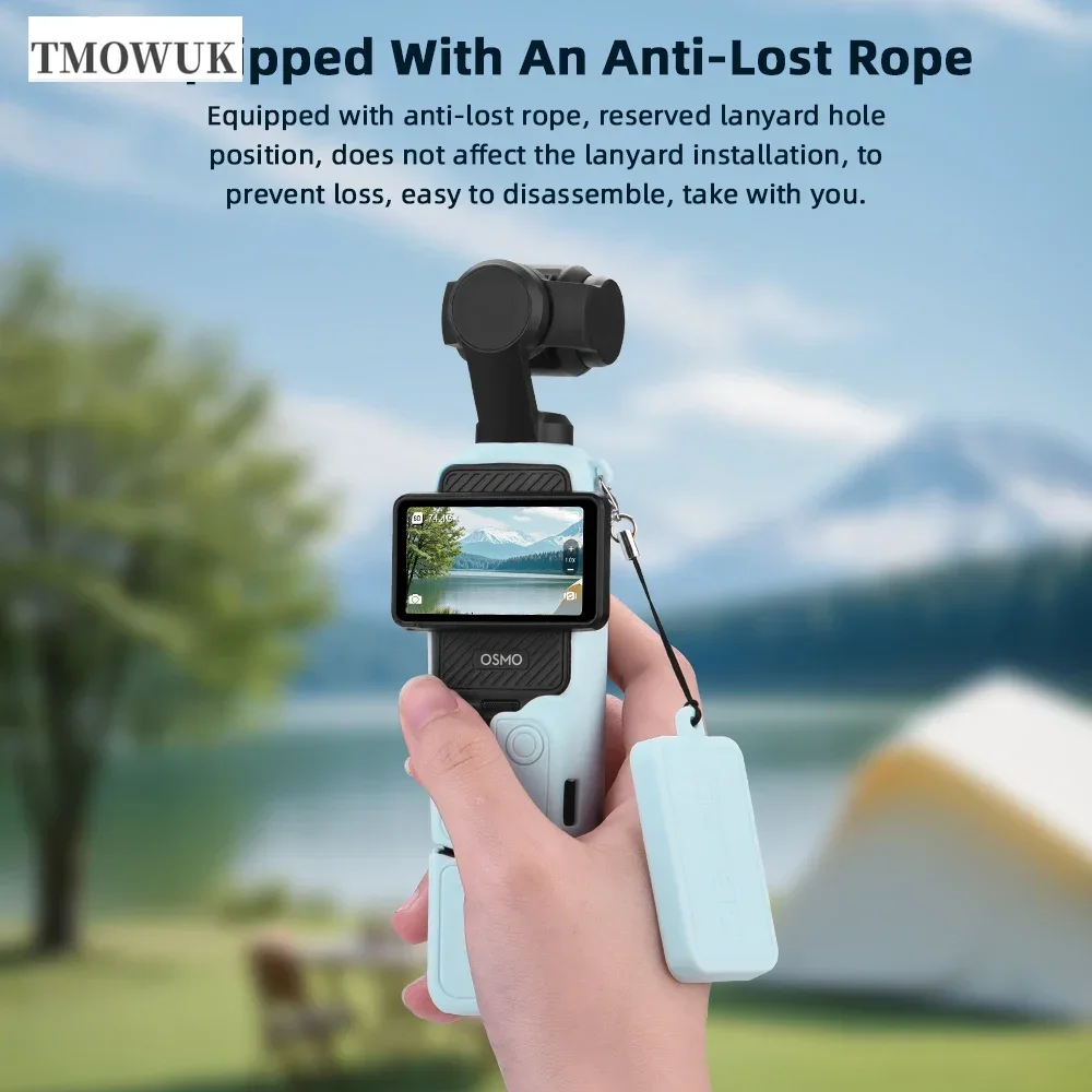 Silicone Protective Cover Anti-Scratch Lens Cap For DJI OSMO Pocket 3 Protector For Pocket3 Case Camera Shell Accessories