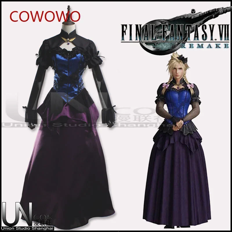 

COWOWO игра финальная фантазия VII переделка FF7 облачные войны косплей костюм взрослые женщины вечеринка наряд Хэллоуин Униформа карнавальное платье