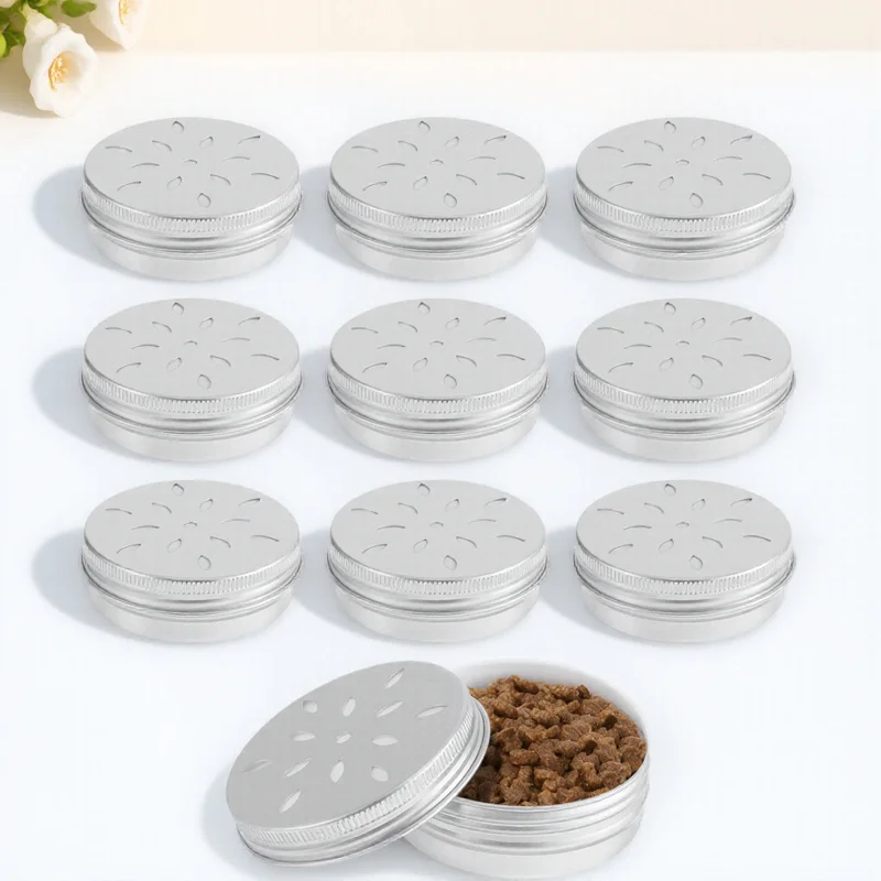 

10Pcs Odor Training Tool for Dogs Stainless Sniffle Case for Scent Work Training Enhances Natural Smell Ability Reduces Anxiety