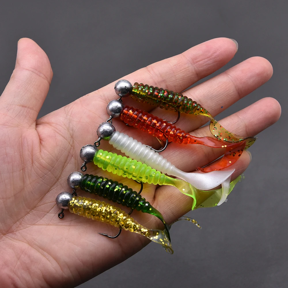 Mr.Lurion 10 ชิ้น/กล่อง เหยื่อ - Fishing Lure Soft Plastic บทวิจารณ์และราคา
