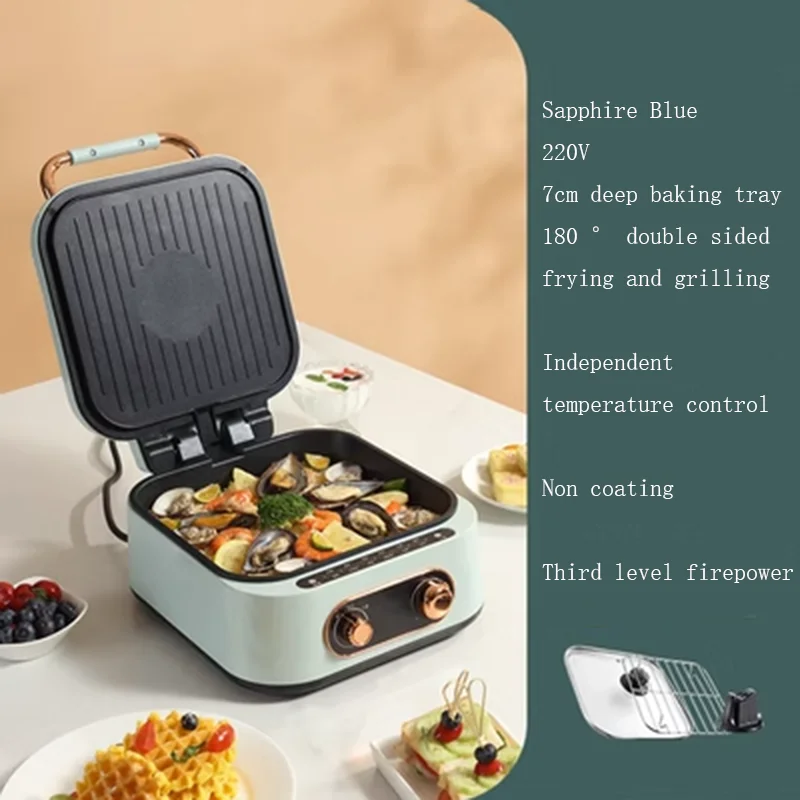 Electric Baking Pan Double-sided Heating Hot Pot Deep Plate Deepened Electric Baking Pan Enlarged Pancake Pan