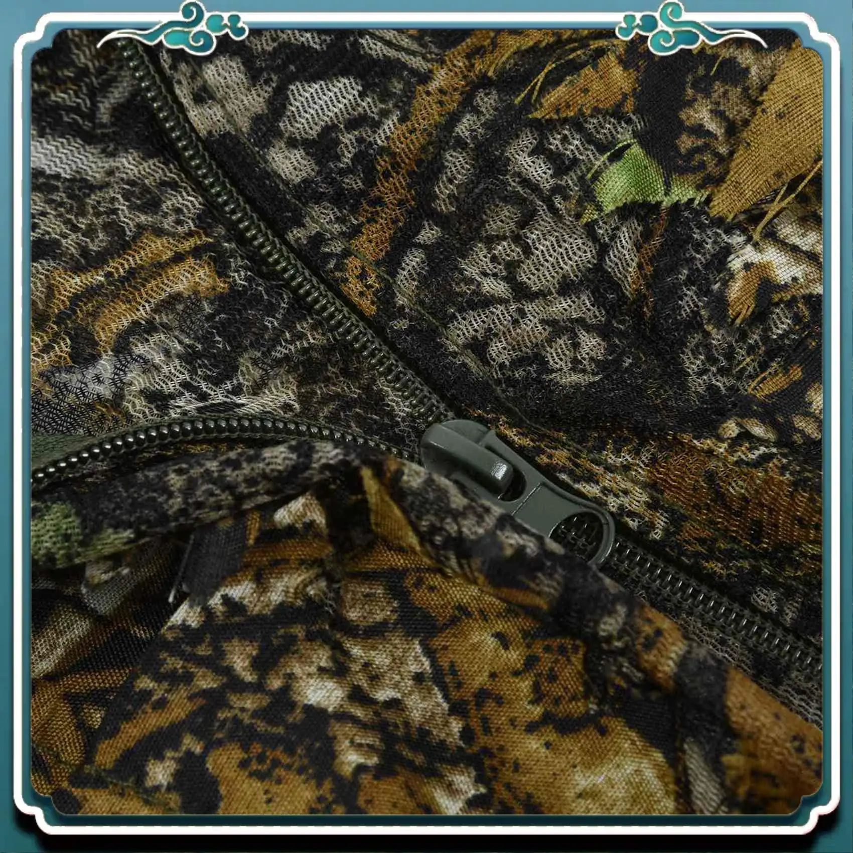 A65G-2X 3D Leaf Adults Ghillie Suit Woodland Camo/Camouflage Hunting Deer Stalking In