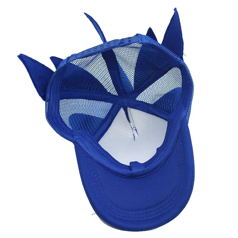 

Sonic the Hedgehog Cartoon Breathable Mesh Cap Kids Adult Sonic Kid Outdoor Sunshade Baseball Cap Cosplay Accessories Gifts