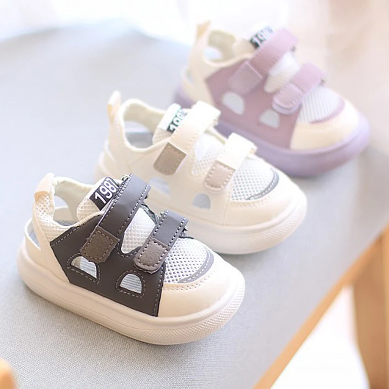 

Baby Casual Fashion Shoes For Children Soft Botton First Walker Infant Sport Sneakers Outdoor 2024 Newest Breathable Tennis Shoe