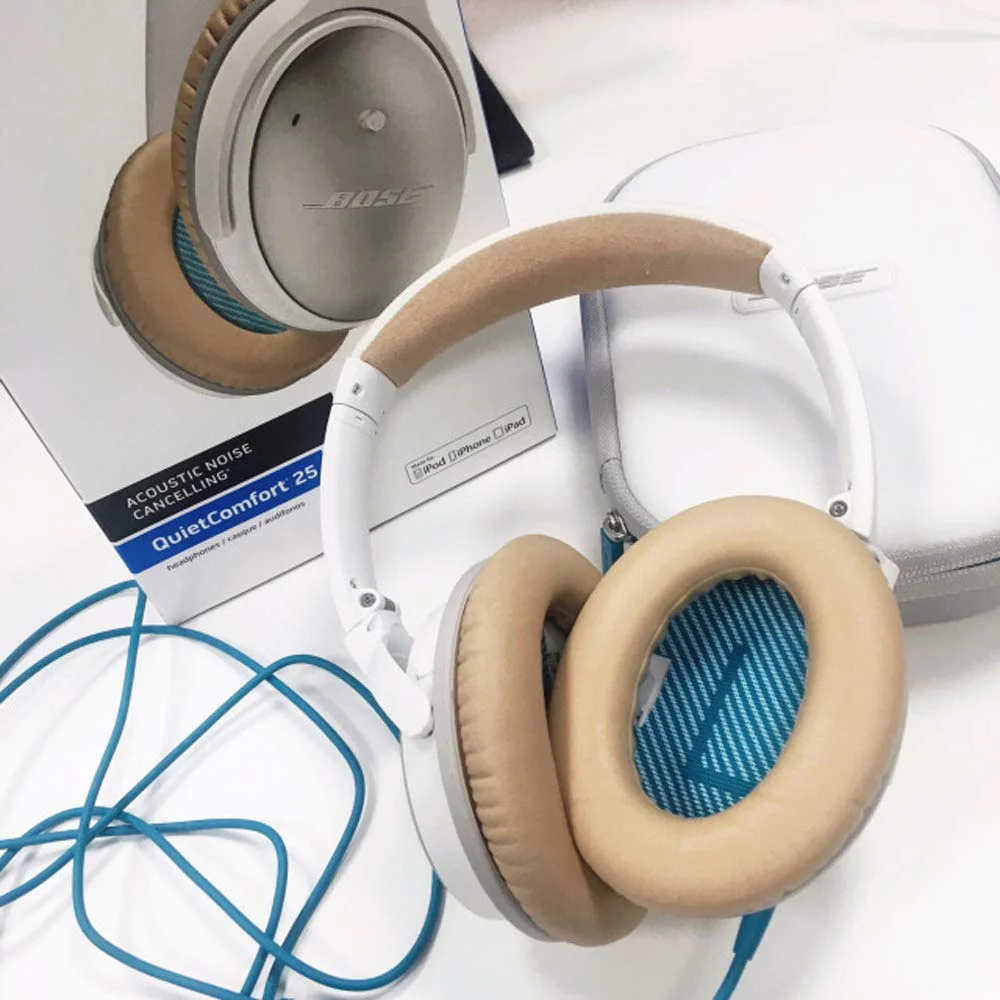 وسائد للاستبدال لسماعات الأذن من Bose QC35 QuietComfort QC2 QC15 QC25 SoundLink SoundTrue AE2 AE2I AE2W