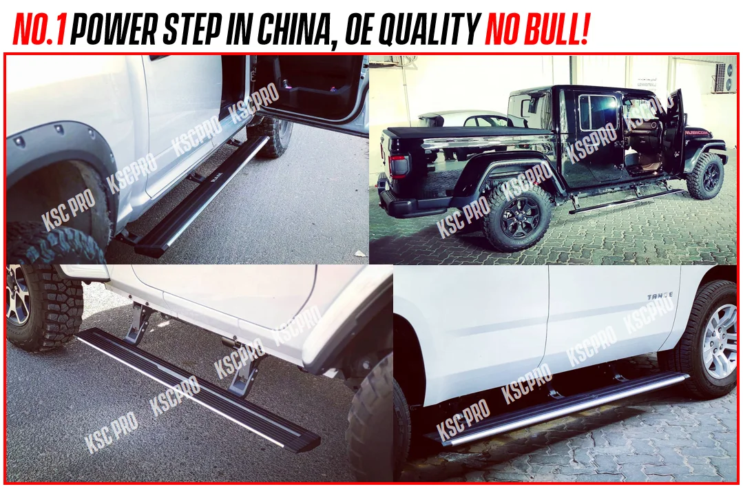 Dream Garage For Jeeps Wrangler Electric Running Boards Power Side Step with Remote Control