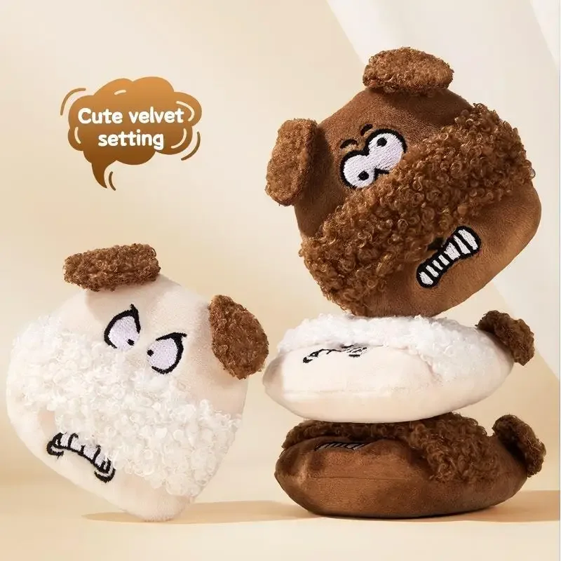 GECOMO Soft Plush Powder Puff for Loose Powder Setting Skin-Friendly Comfortable Flocking Makeup puff