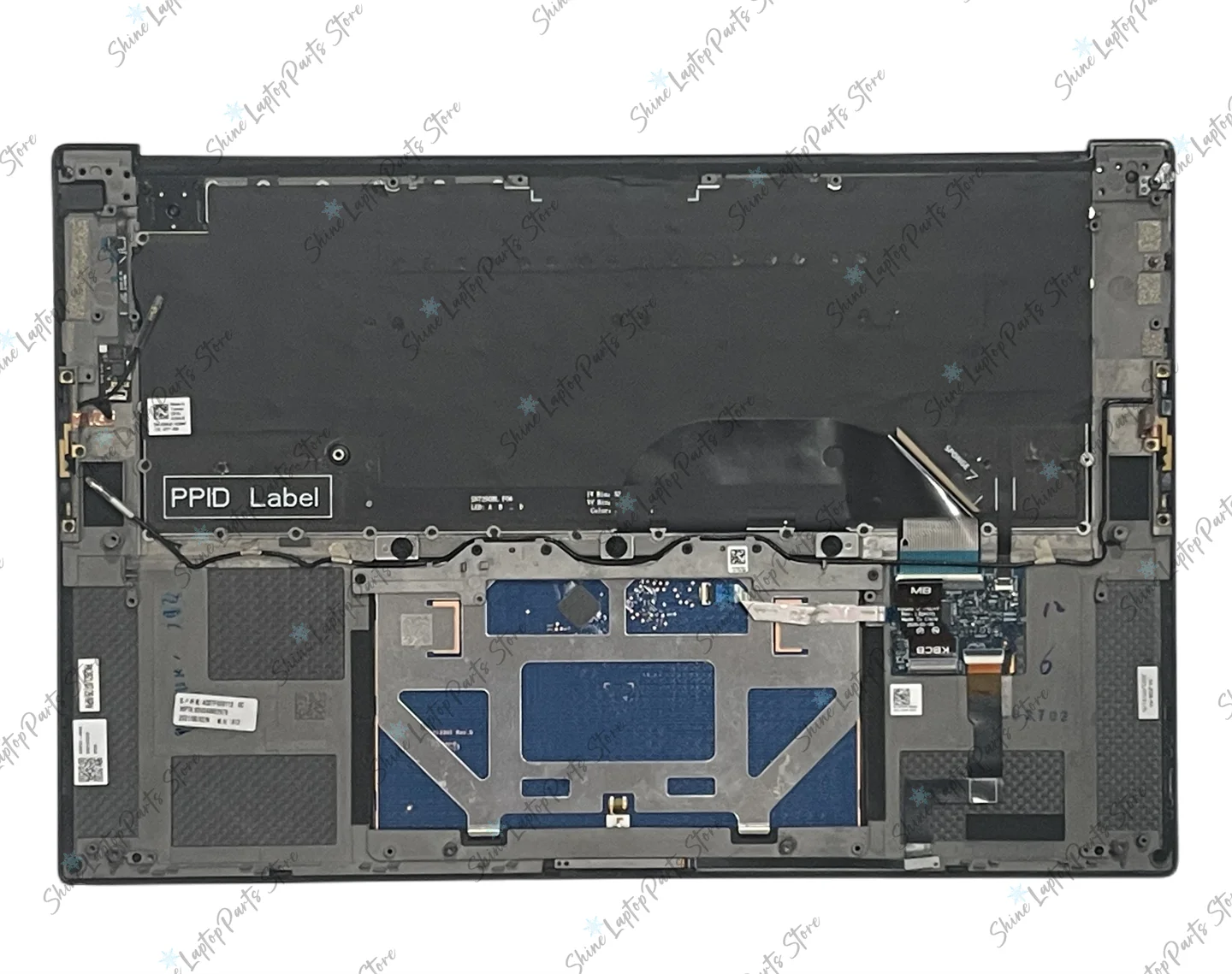 Imagem -03 - Laptop Capa Superior Case Keyboard Palmrest Dell Xps15 9500 9510 9520 9530 Precisão 5550 5560 5570 5580 us c