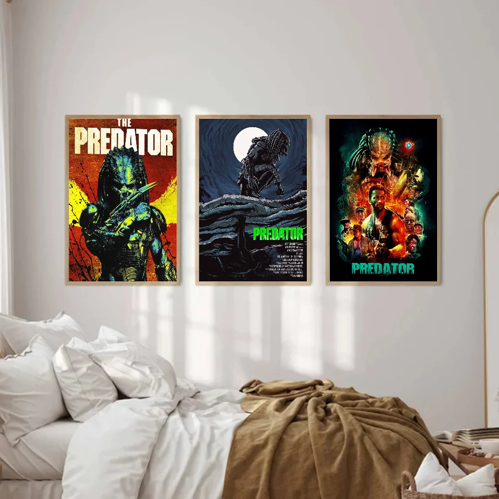 ملصق أنيمي الكلاسيكي المفترس ، ملصق ورقي مقاوم للماء ، ديكور حائط ، قهوة ، منزل ، بار ، غرفة