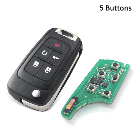 Автомобильный Ключ-пульт KEYYOU 315/433 МГц ID46 PCF7941 Для Chevrolet Cruze, Aveo, Epica, Lova, Camaro, Impala, Trax