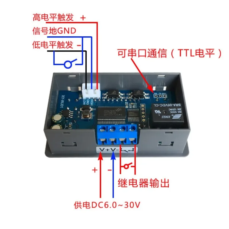XY-WJ01 One cite Tech Off Delay Timing Circuit Disconnect Switch Trigger Delay Loop Cave
