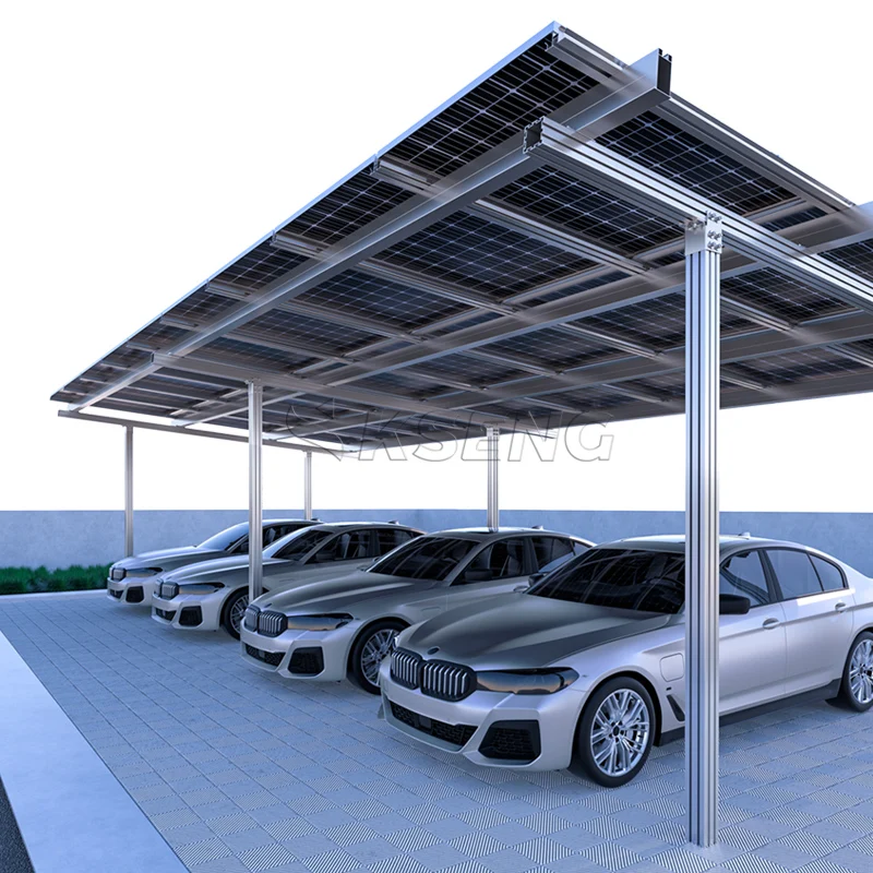 

Solar Solution Waterproof Carport Solar Mounting System Aluminum Solar Carport Structure Outdoor Carpark