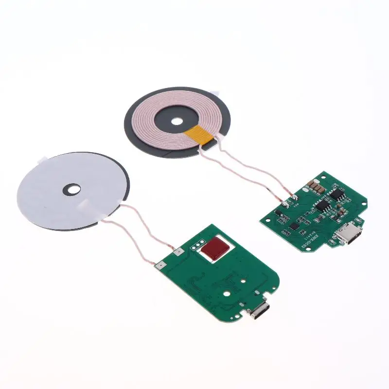 Wireless Charger Module 15W PCBA Board TYPE-C MICRO-USB Fast Charging Solution for DIY Mobile Projects
