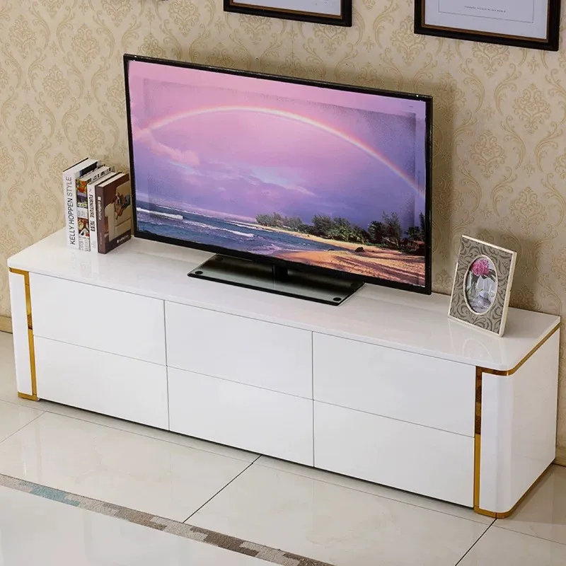 Bedroom TV cabinet, modern light luxury sideboard, model room entrance cabinet, raised TV cabinet, Internet celebrity Hong Kong-