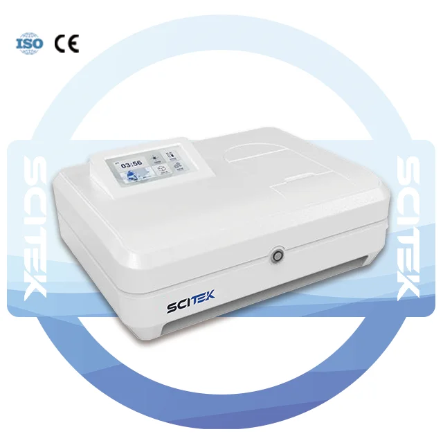 UV-VIS Spectrophotometer Touch LCD Display Spectrophotometer with Data Storage