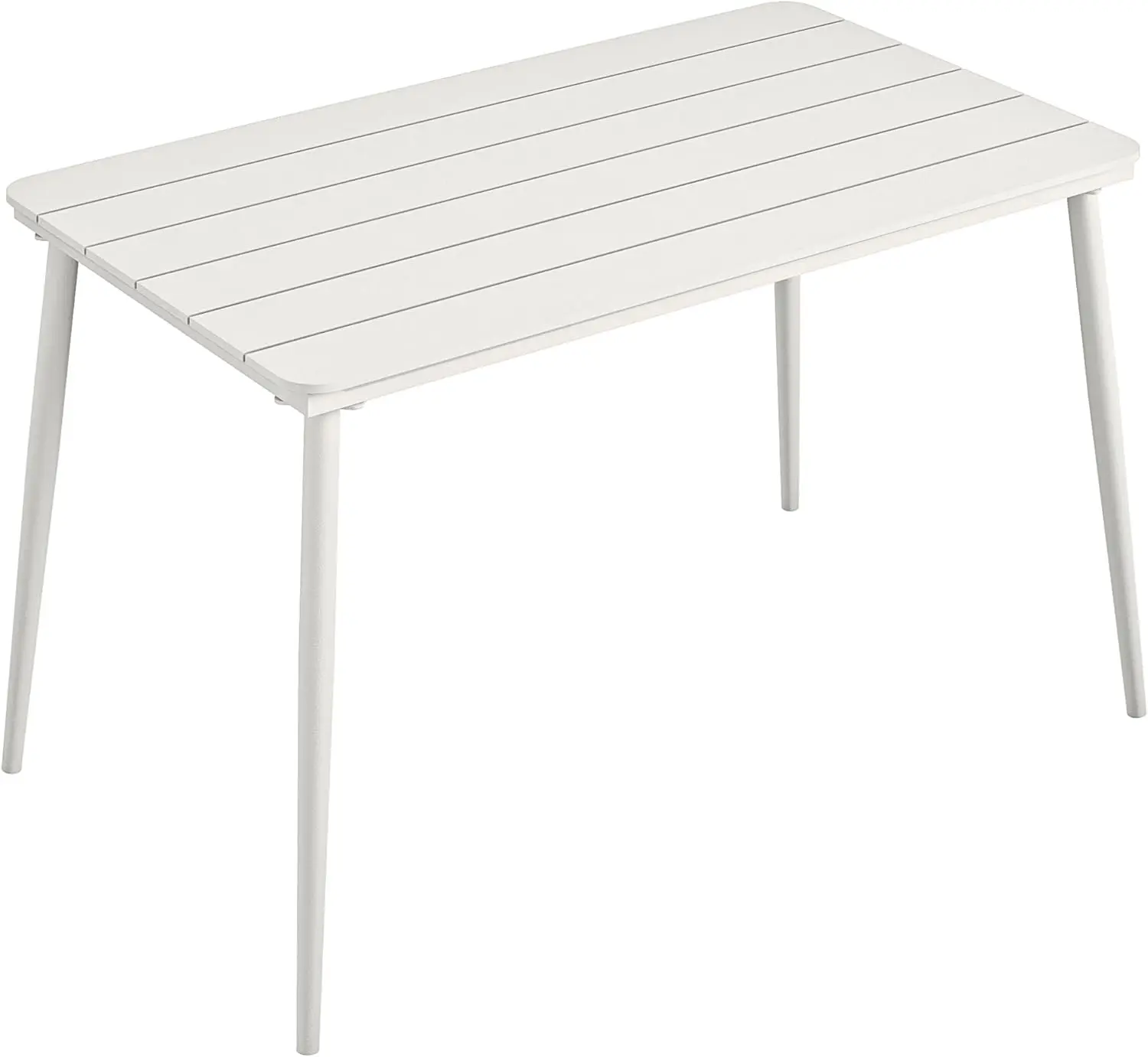 

Novogratz April 50" x 29" Rectangular Indoor/Outdoor Dining Table, White