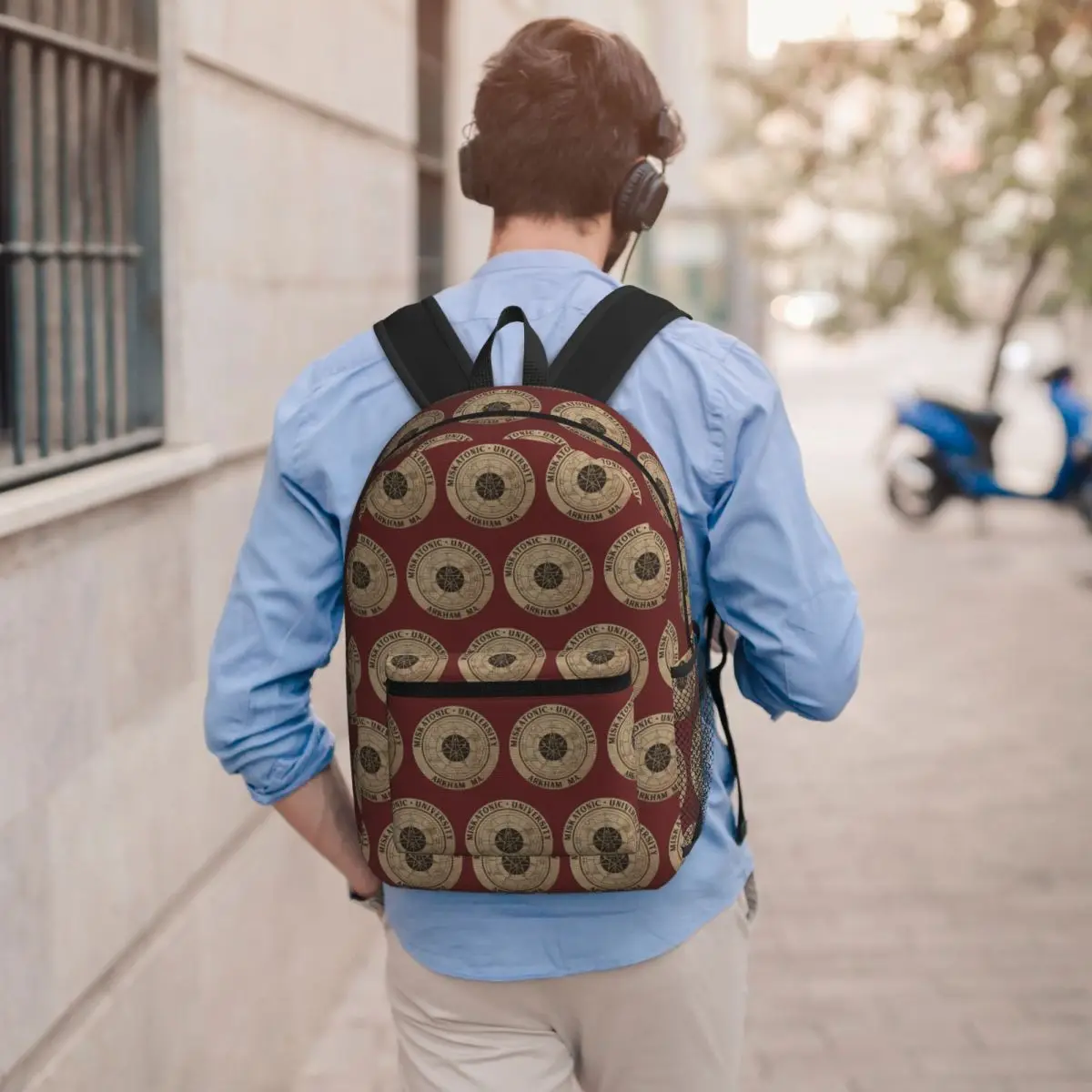 Miskatonic University Backpack Student BookBag Children School Bag Computer Shoulder Bags for Men Women