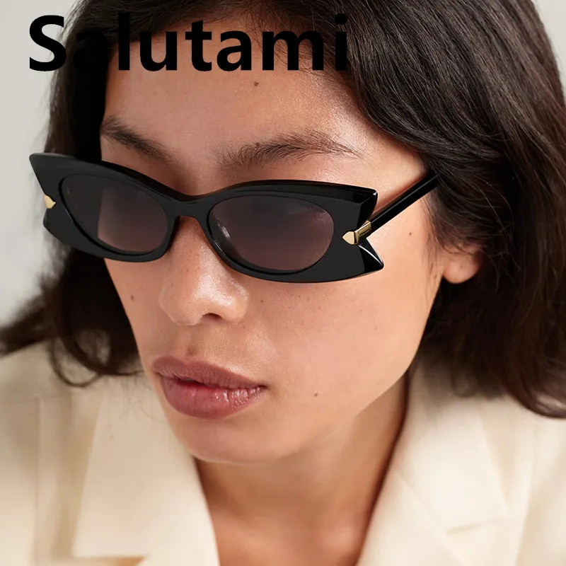 نظارات شمسية كلاسيكية على شكل فراشة متدرجة على شكل عين القطة للنساء موضة جديدة نظارات شمسية سوداء مثيرة للسيدات نظارات كاجوال عصرية #4