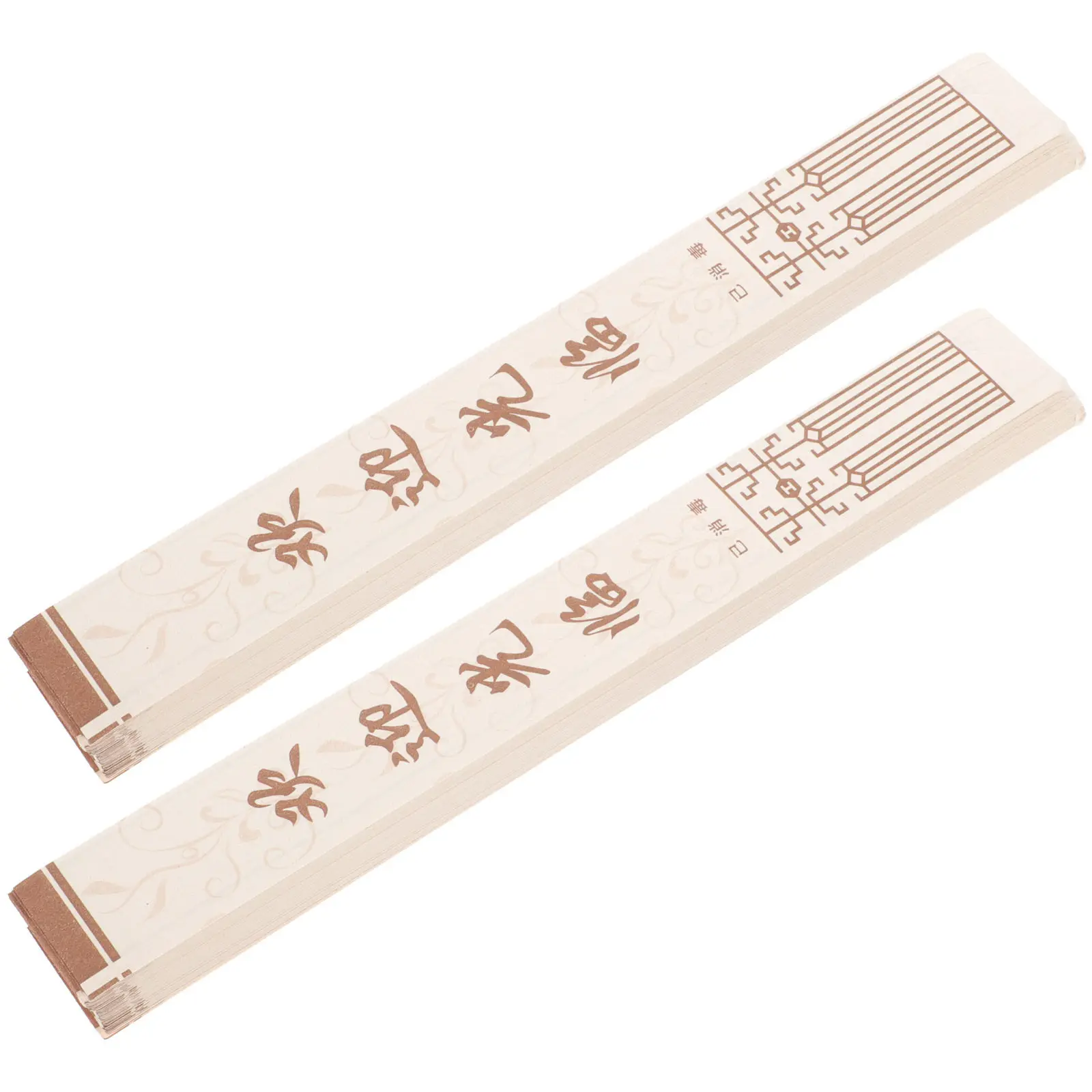 500Pcs Disposable Chopsticks Bags Paper Sleeve Open Design Suitable for Restaurant Kitchen Takeout Tableware Sleeve Portable