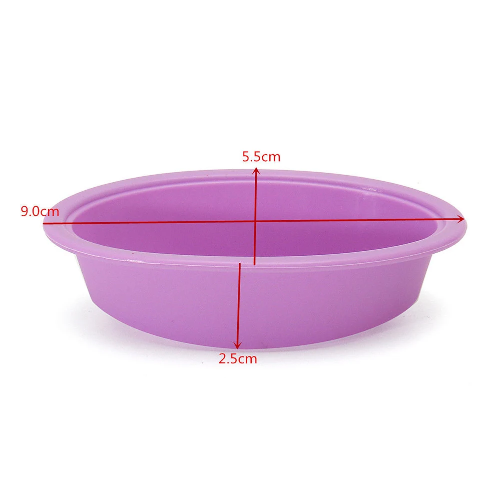 25pcs Set Multifunctional Silicone Molds Oval Handmade Soap Cupcake Bread Jelly Chocolate Cakes Reusable Molds For Home Kitchen
