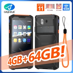 4G64G Android 11 PDA with 2D QR Barcode Scanner Reader NFC Wifi 5.5 inch Data Collector Wirless Mobile 4G Terminal Device