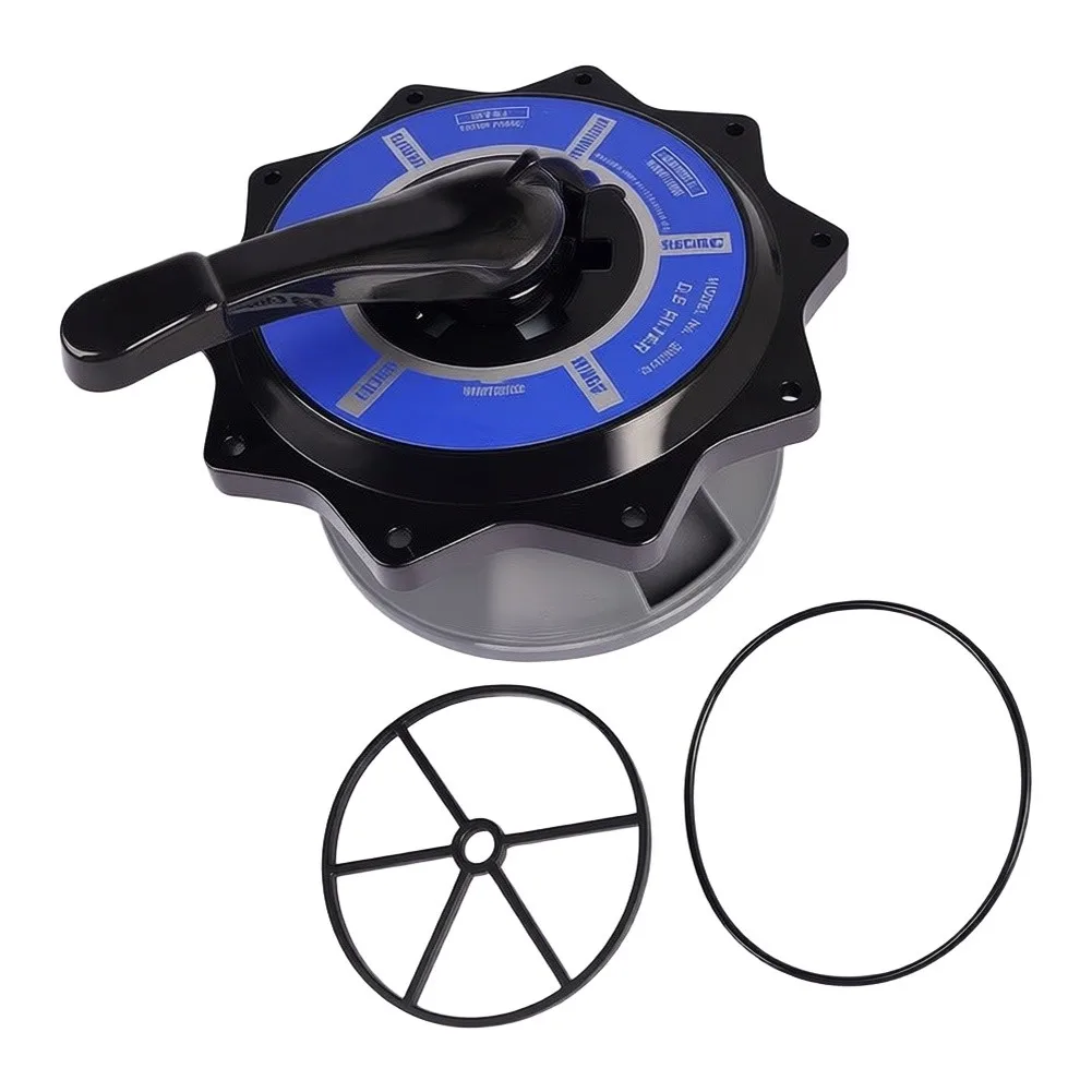 Swimming Pool Filtration System Pump Accessory Swimming Pool Filtration Multi-Port Valve for top Cap 2-Inch Diameter Connection