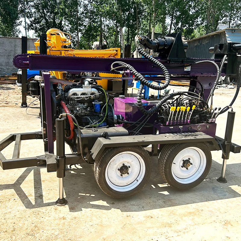 Customized Multi-Functional Water Well Drilling Rig 300M Drilling Machine Driller