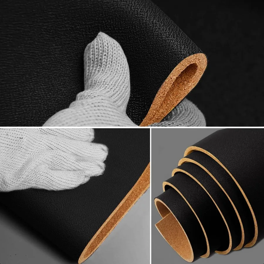 Rollo de corcho tablón de anuncios de lino negro 48 "x 12" 1 4 "de espesor cubierto de tela no adhesiva pequeña hoja de tablero de corcho Framel para pared 1' x