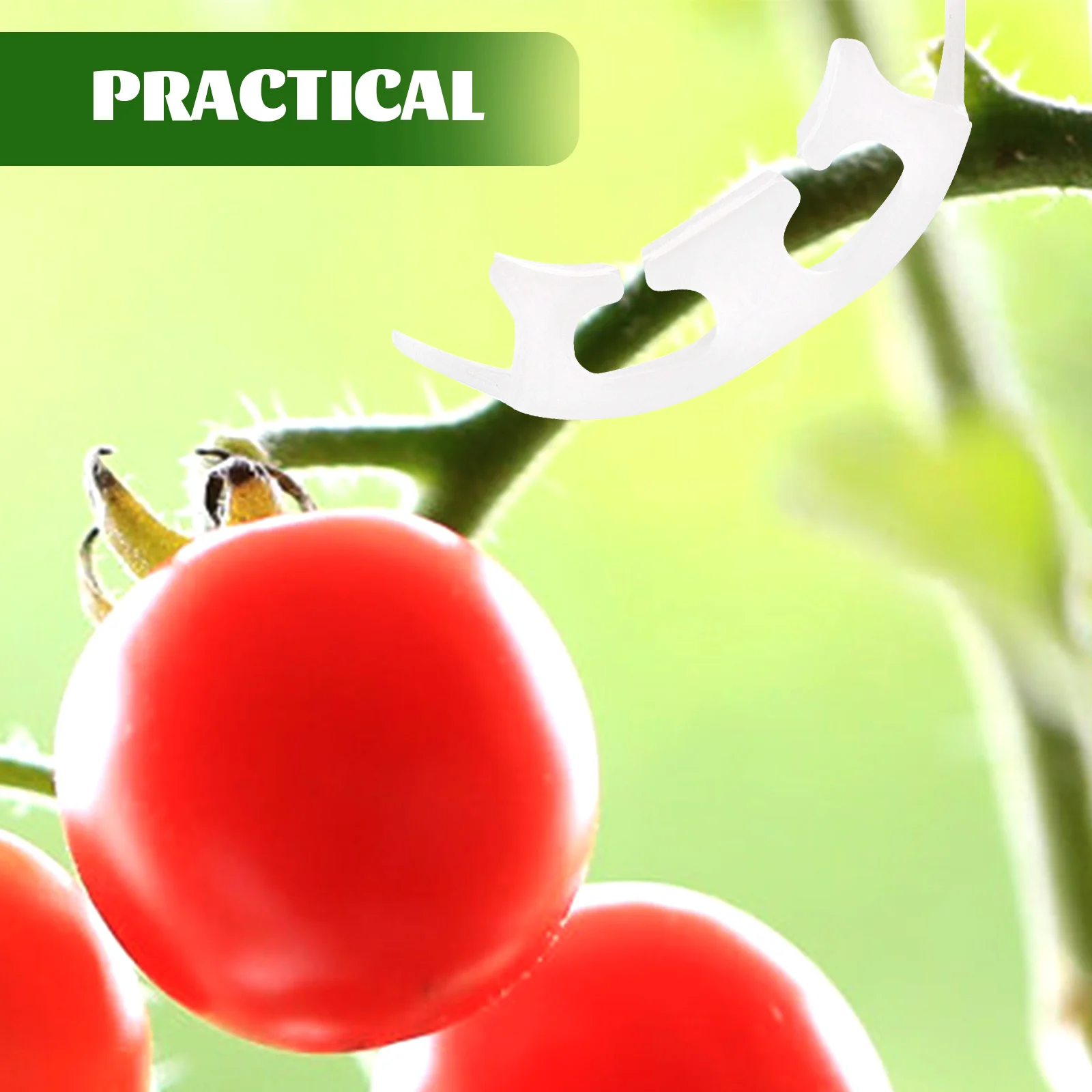

100Pcs Tomato Bending Clips Plant Support Clips for Indoor Outdoor Gardening