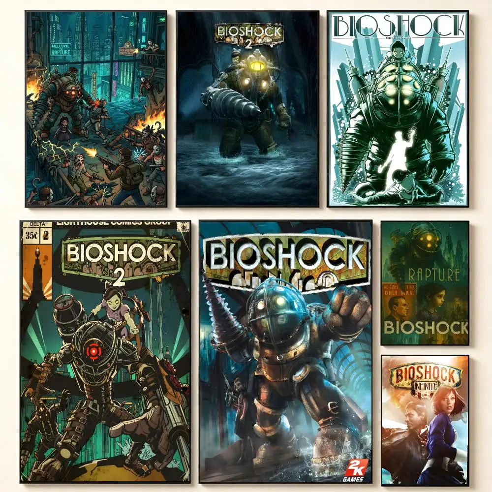 Game Location R-Rapture Poster Contemporary Home Wall Ornaments & Stylish Indoor Accents