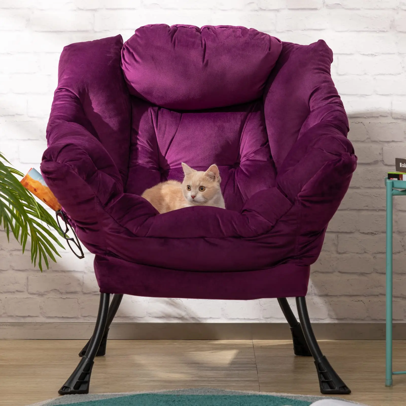 Pet Favorite Cat Sofa Free Sample Single Round Chairs Lazy Bean Bag Relaxing Bedroom Finger Rocking Sofa Chair Wing Egg Folding